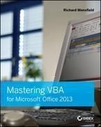 Produktbild: Mastering VBA for Microsoft Office 2013