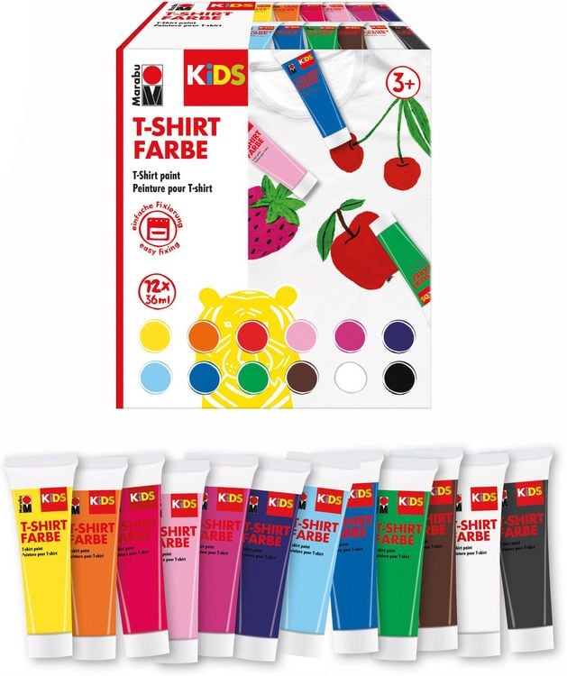 Produktbild: Marabu KiDS T-Shirt Farbe 12x36ml