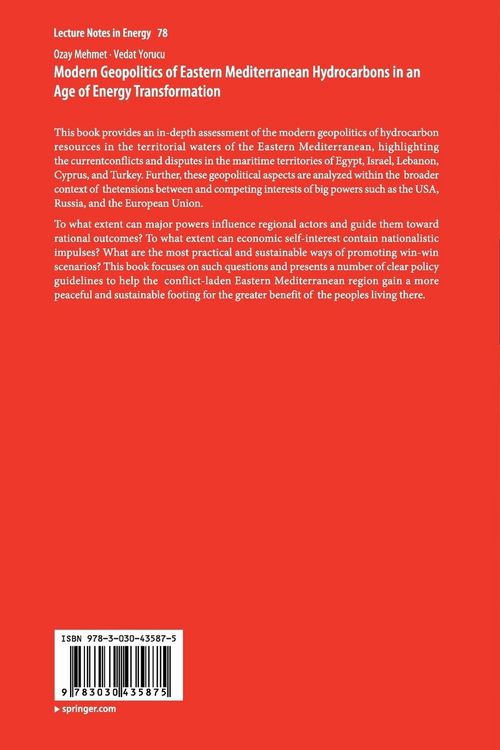 Produktbild: Modern Geopolitics of Eastern Mediterranean Hydrocarbons in an Age of Energy Transformation