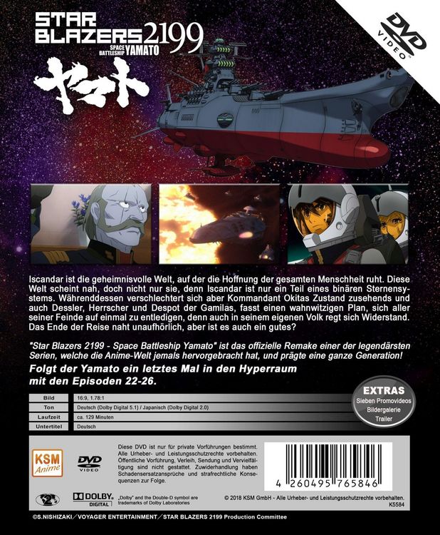 Produktbild: Star Blazers 2199 - Space Battleship Yamato - Volume 5: Episode 22-26