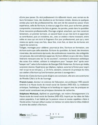 Produktbild: Ecrire pour penser : du r&eacute;cit professionnel &agrave; la r&eacute;flexivit&eacute;