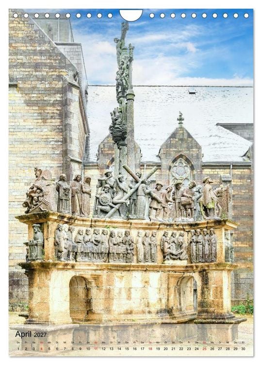 Produktbild: Kalvarien in der Bretagne (Wandkalender 2027 DIN A4 hoch), CALVENDO Monatskalender
