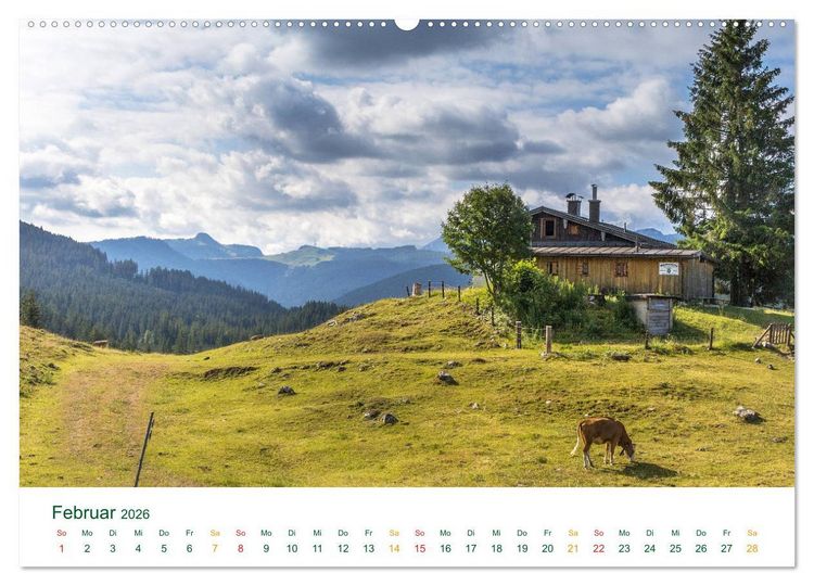 Produktbild: Auf der Winklmoosalm (Wandkalender 2026 DIN A2 quer), CALVENDO Monatskalender