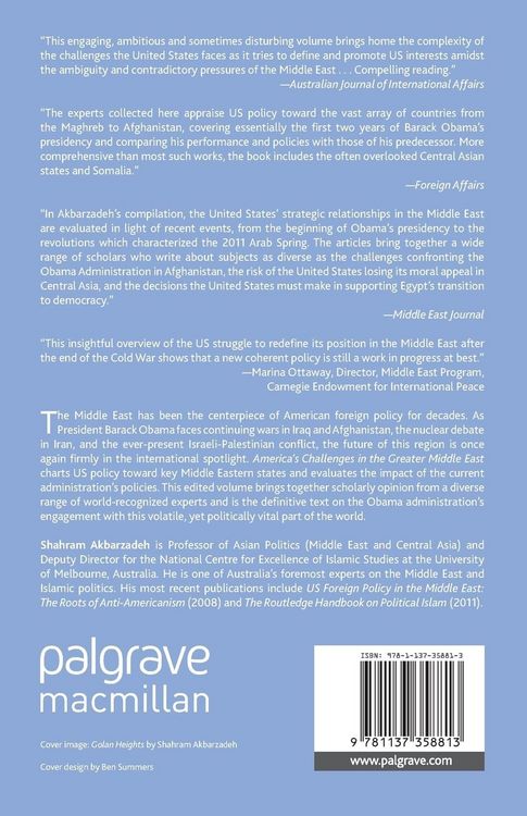 Produktbild: America's Challenges in the Greater Middle East