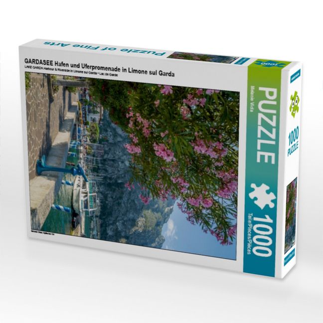 Produktbild: CALVENDO Puzzle GARDASEE Hafen und Uferpromenade in Limone sul Garda | 1000 Teile Lege-Gr&ouml;&szlig;e 64x48cm Foto-Puzzle f&uuml;r gl&uuml;ckliche Stunden