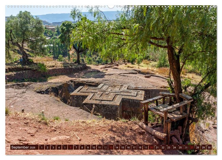 Produktbild: &Auml;thiopien - 13 Monate Sonnenschein (Wandkalender 2026 DIN A2 quer), CALVENDO Monatskalender