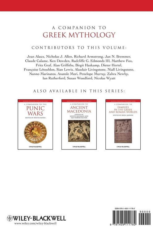 Produktbild: A Companion to Greek Mythology
