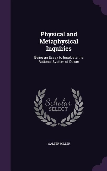 Produktbild: Physical and Metaphysical Inquiries