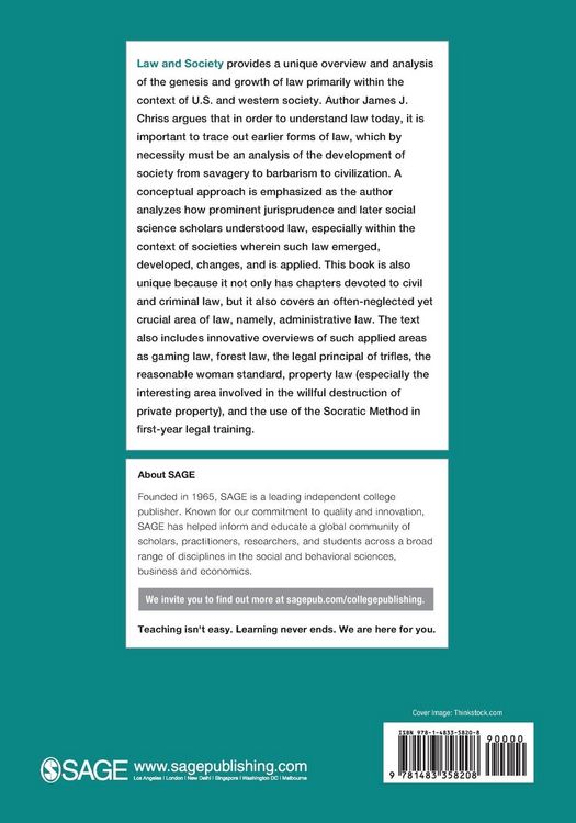Produktbild: Law and Society