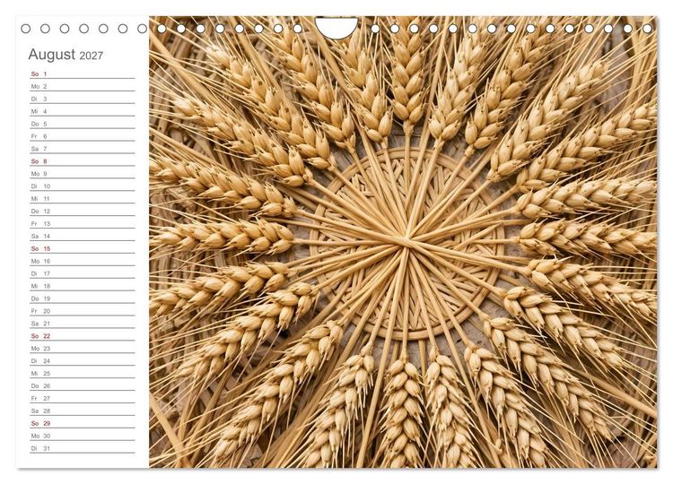 Produktbild: Natural Mandalas - Kraftvolle KI Mandalas aus Naturmaterialien (Wandkalender 2027 DIN A4 quer), CALVENDO Monatskalender