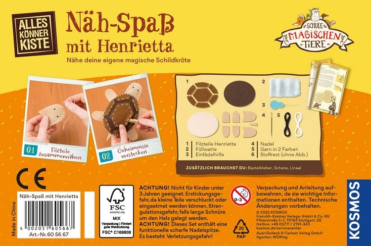 Produktbild: Die Schule der magischen Tiere N&auml;hspa&szlig; mit Henrietta
