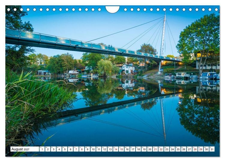 Produktbild: Halle-Saale - Meine Stadt im Spiegel (Wandkalender 2027 DIN A4 quer), CALVENDO Monatskalender