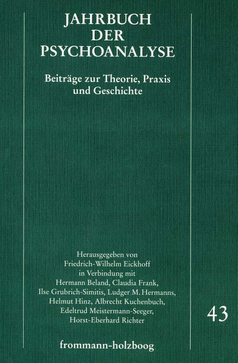 Produktbild: Jahrbuch der Psychoanalyse / Band 43
