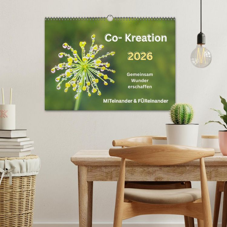 Produktbild: Co-Kreation, Gemeinsam Wunder erschaffen (Wandkalender 2026 DIN A3 quer), CALVENDO Monatskalender