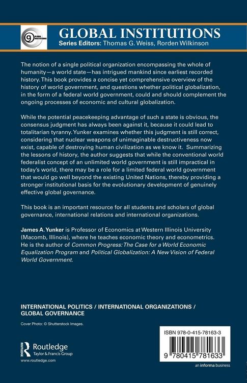 Produktbild: The Idea of World Government
