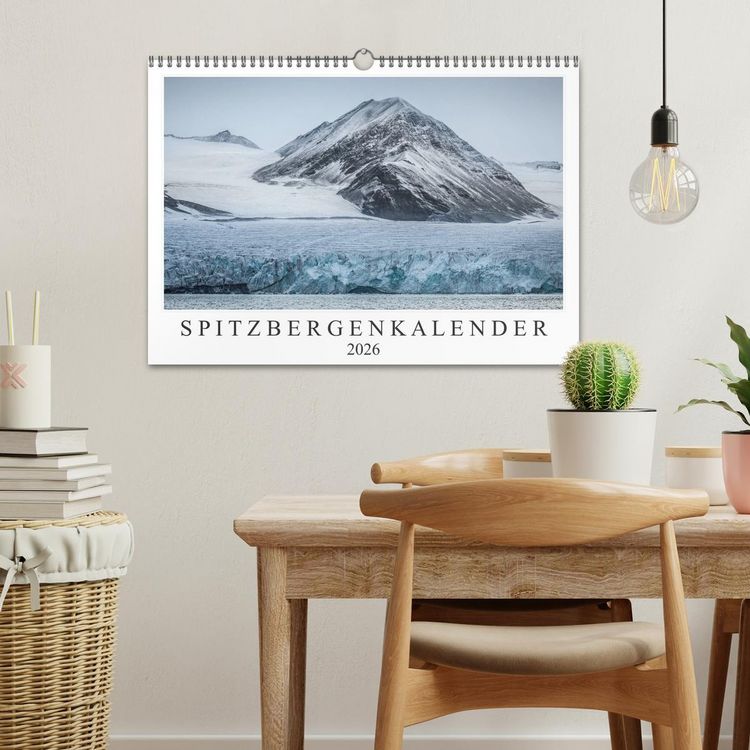 Produktbild: Spitzbergenkalender (Wandkalender 2026 DIN A3 quer), CALVENDO Monatskalender