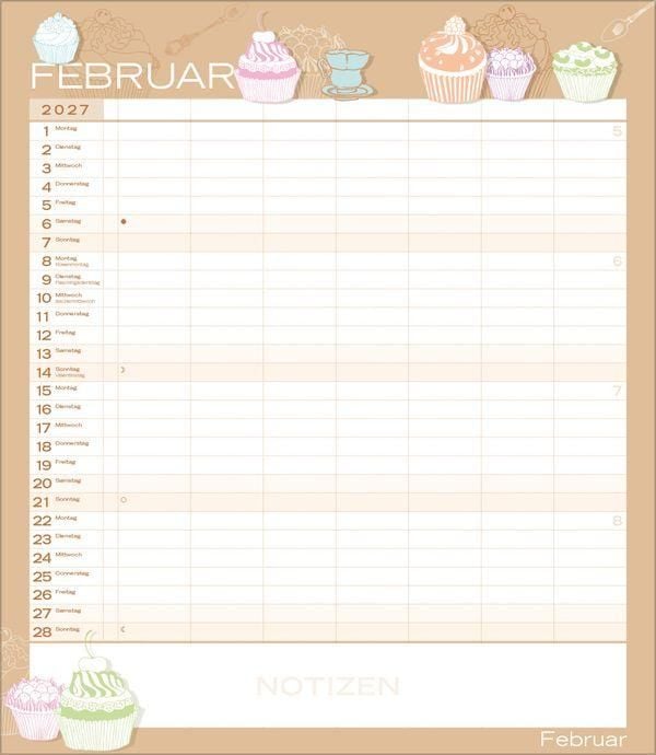 Produktbild: Multiplaner - Colour your time 2027