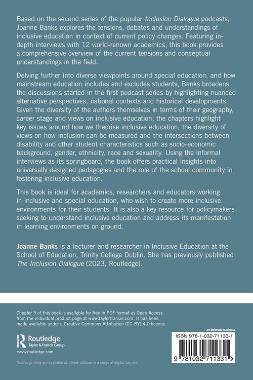 Produktbild: Conversations and Key Debates on Inclusive and Special Education