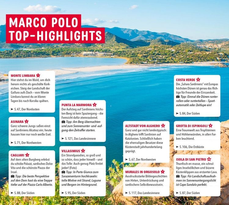 Produktbild: MARCO POLO Reisef&uuml;hrer Sardinien