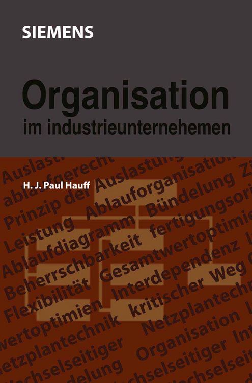 Produktbild: Organisation im Industrieunternehmen