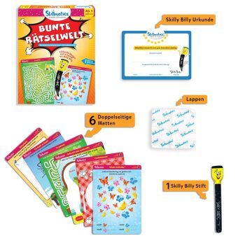 Produktbild: Write and Wipe Kit - Bunte R&auml;tselwelt
