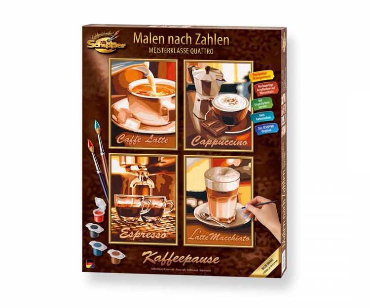 Produktbild: Malen nach Zahlen - Kaffeepause (Quattro)