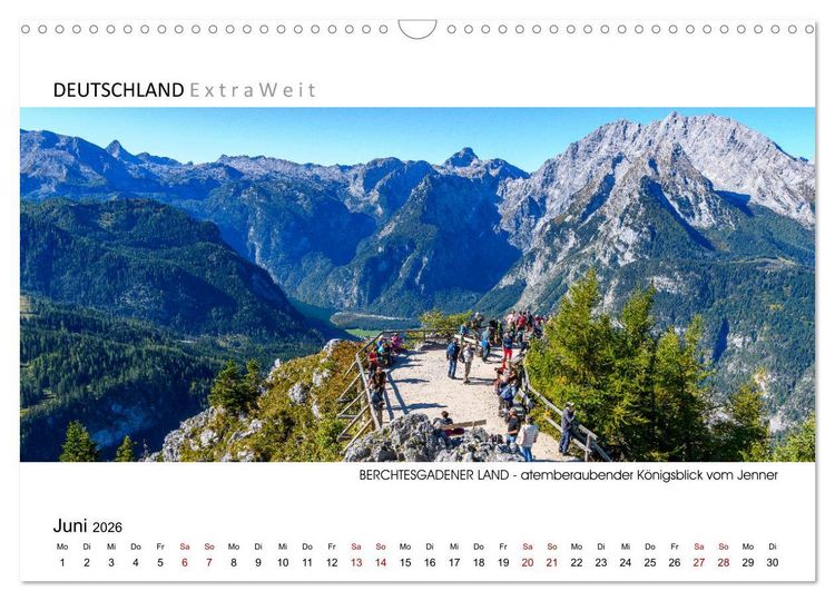 Produktbild: Impressionen aus dem Berchtesgadener Land (Wandkalender 2026 DIN A3 quer), CALVENDO Monatskalender