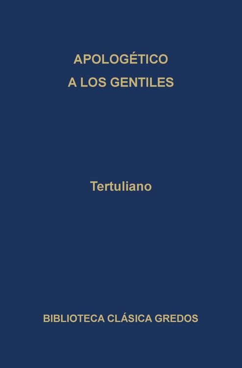 Produktbild: Apolog&eacute;tico. A los gentiles.