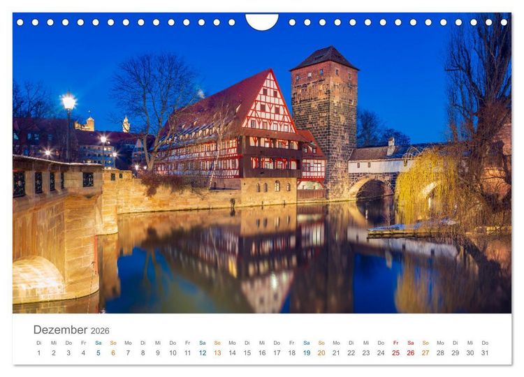 Produktbild: Mittelfranken - wo Lebensfreude Tradition hat (Wandkalender 2026 DIN A4 quer), CALVENDO Monatskalender