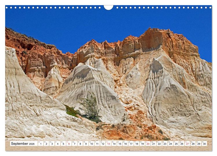 Produktbild: Portugal - Die Algarve vom Cabo de Sao Vicente bis Tavira (Wandkalender 2026 DIN A3 quer), CALVENDO Monatskalender