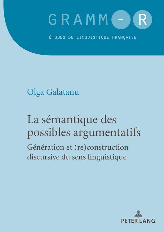 Produktbild: La s&eacute;mantique des possibles argumentatifs