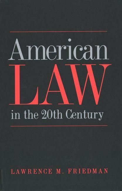 Produktbild: American Law in the Twentieth Century