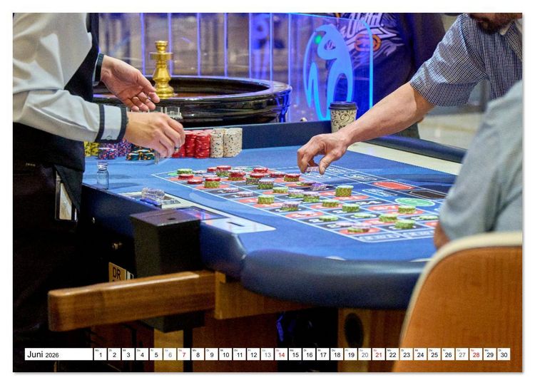 Produktbild: Las Vegas Nightlife - Neonlichter, Casinos und unvergessliche N&auml;chte (hochwertiger Premium Wandkalender 2026 DIN A2 quer), Kunstdruck in Hochglanz