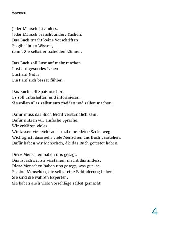 Produktbild: Gesund leben in einfacher Sprache