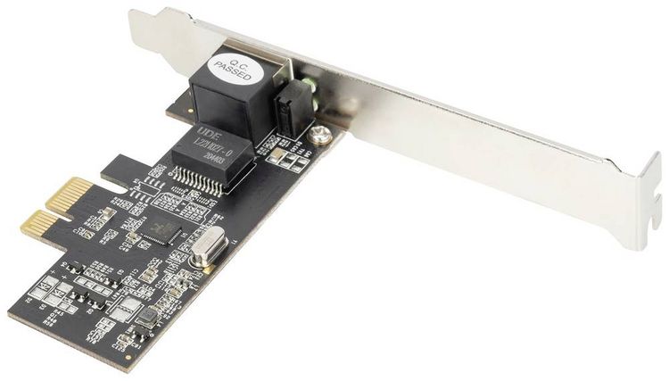 Produktbild: Digitus DN-10135 Netzwerkkarte 2.5 GBit/s PCIe