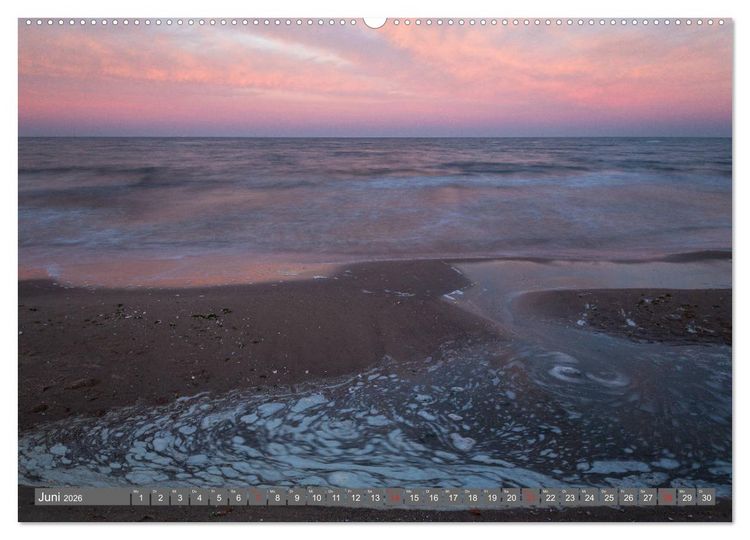 Produktbild: Blick aufs ruhige Meer (hochwertiger Premium Wandkalender 2026 DIN A2 quer), Kunstdruck in Hochglanz