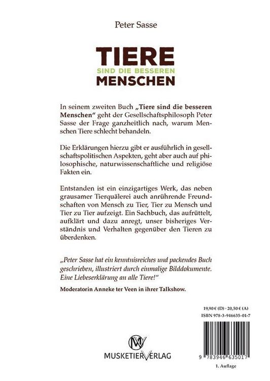 Produktbild: Tiere sind die besseren Menschen