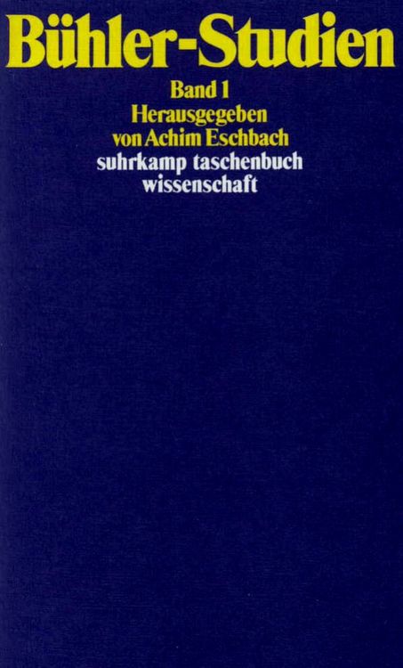 Produktbild: B&uuml;hler-Studien. Zwei B&auml;nde