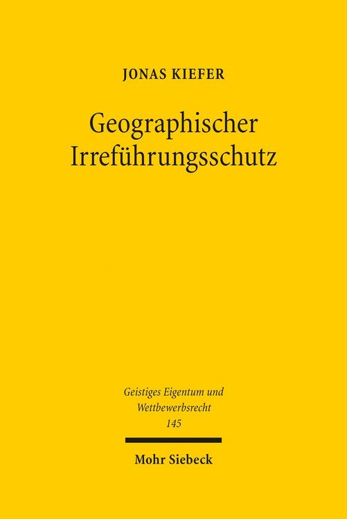 Produktbild: Geographischer Irref&uuml;hrungsschutz