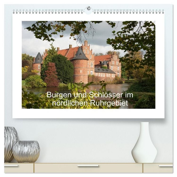 Produktbild: Burgen und Schl&ouml;sser im n&ouml;rdlichen Ruhrgebiet (hochwertiger Premium Wandkalender 2026 DIN A2 quer), Kunstdruck in Hochglanz