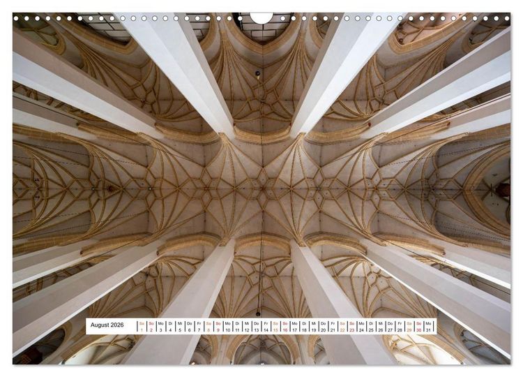 Produktbild: Gew&ouml;lbe des Glaubens &ndash; Kirchendecken Europas (Wandkalender 2026 DIN A3 quer), CALVENDO Monatskalender
