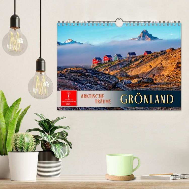 Produktbild: Gr&ouml;nland - Arktische Tr&auml;ume (Wandkalender 2026 DIN A4 quer), CALVENDO Monatskalender