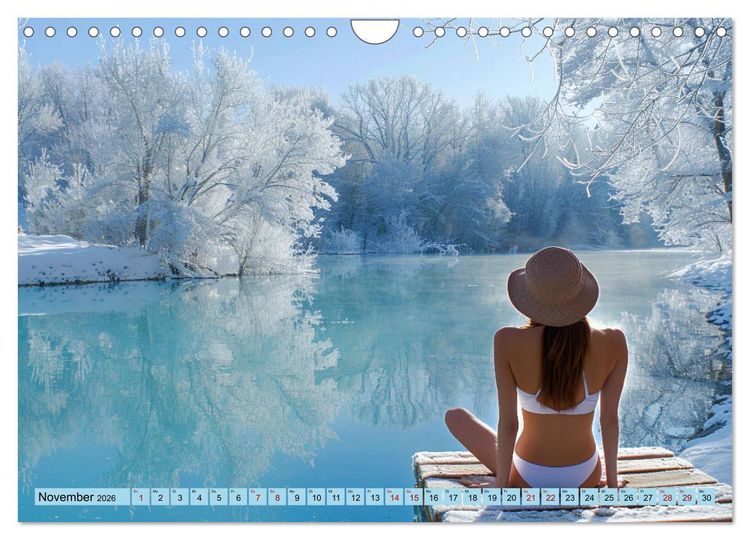 Produktbild: Eisbaden (Wandkalender 2026 DIN A4 quer), CALVENDO Monatskalender