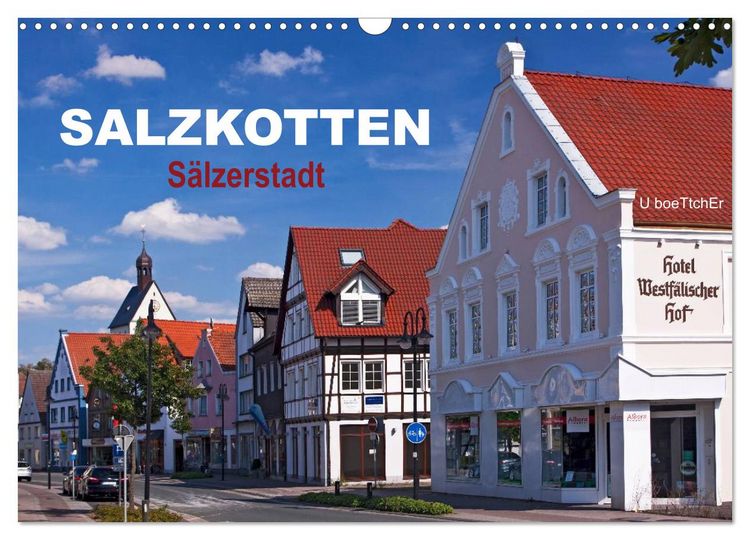 Produktbild: SALZKOTTEN - S&auml;lzerstadt (Wandkalender 2026 DIN A3 quer), CALVENDO Monatskalender