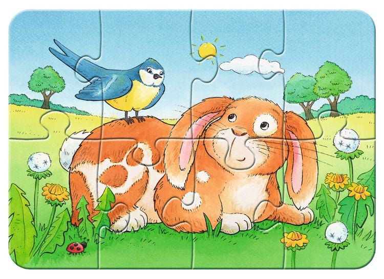 Produktbild: Puzzle Ravensburger Niedliche Haustiere 2-8 Teile