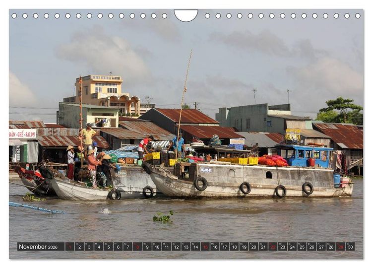 Produktbild: Vietnam - Zwischen Mekong und Halong Bucht (Wandkalender 2026 DIN A4 quer), CALVENDO Monatskalender