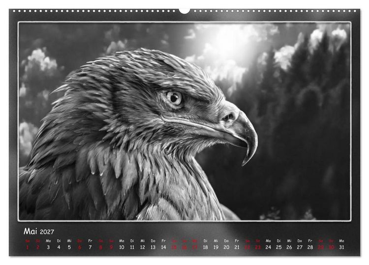 Produktbild: Tieren ins Gesicht geschaut (Wandkalender 2027 DIN A2 quer), CALVENDO Monatskalender