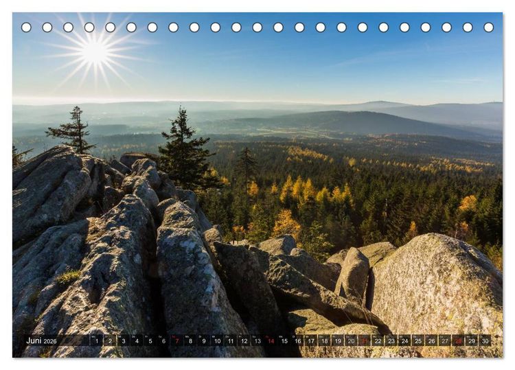 Produktbild: Zauberhaftes Fichtelgebirge (Tischkalender 2026 DIN A5 quer), CALVENDO Monatskalender