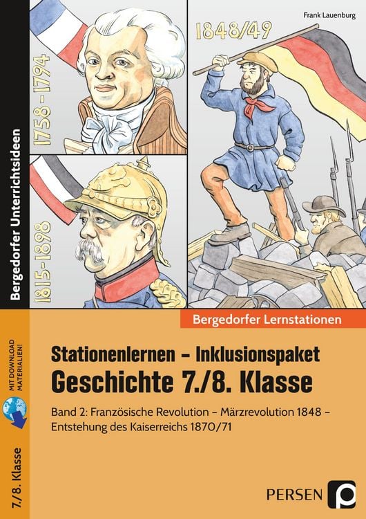 Produktbild: Stationenlernen Geschichte 7/8 Band 2 - inklusiv