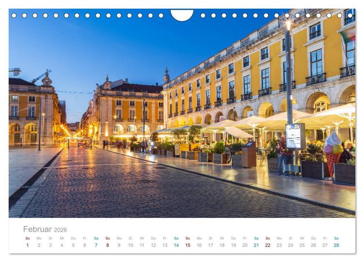 Produktbild: Lissabon - Stadt der K&ouml;nige (Wandkalender 2026 DIN A4 quer), CALVENDO Monatskalender